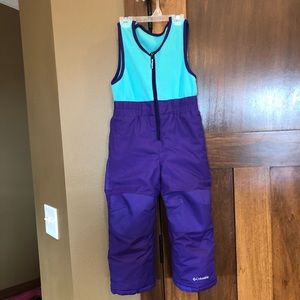 4T Girls Columbia Snow Pants